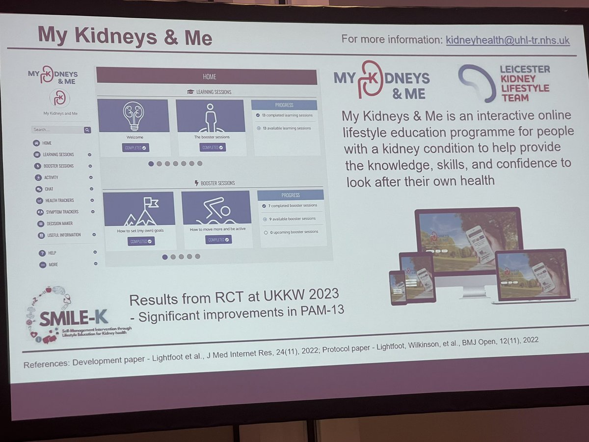 What has changed in the past 5 years in physical activity and exercise rehabilitation in chronic kidney disease (CKD)? Insightful and thought provoking presentations by @sharleneuk @tomwilks444 and @SportSciMac #Kidneybeam #UKKW2023