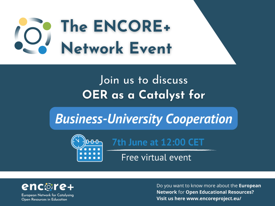 marie_librarian's tweet image. Thx to @orna_farrell @enailuj91 &amp;amp; fellow panel members for a fascinating #Encoreplus event on OER/open pedagogy re Business-University Cooperation. Great librarian presence also with @celine_peignen. I was delighted to discuss #librarypublishing of OERs &amp;amp; OA monographs &amp;amp; journals