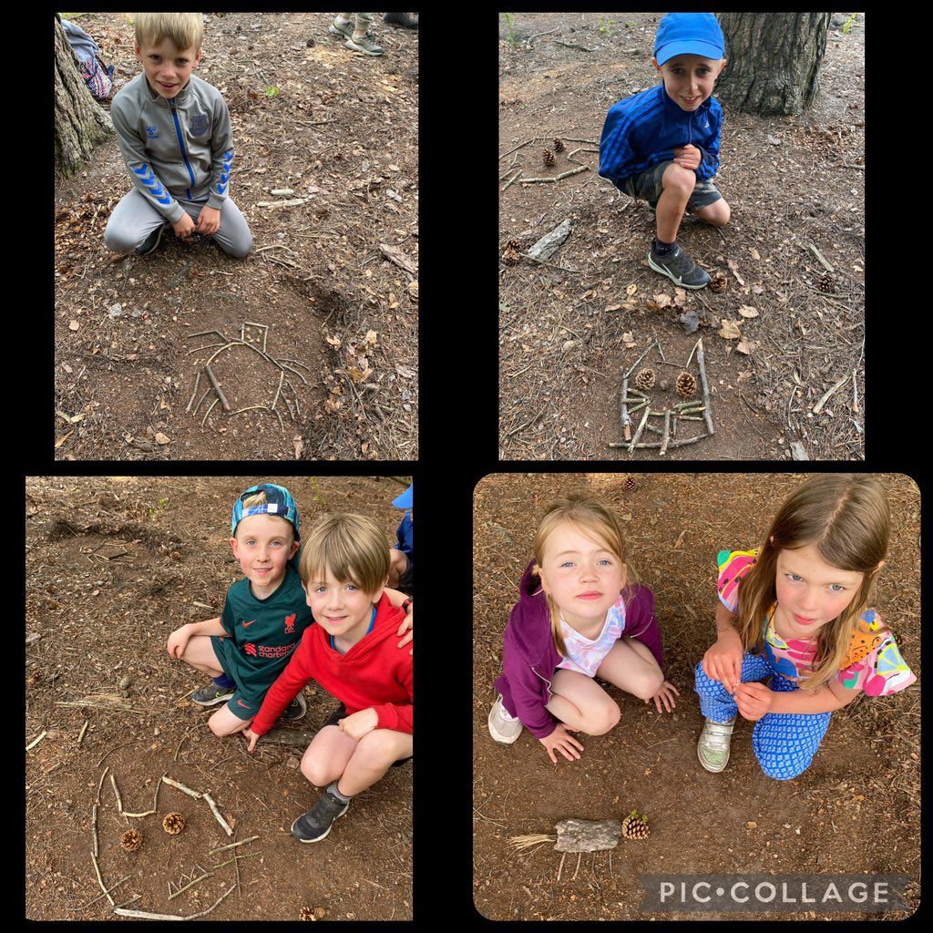 FrodshamCE's tweet photo. Ending our whirlwind time away with some forest art. Can you tell which forest creatures have inspired our masterpieces? π¦ππ·οΈπ°π
#Y2 #Foxhowl https://t.co/K5CDkmGkmS