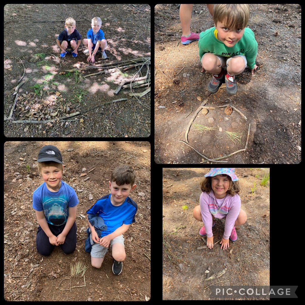 FrodshamCE's tweet photo. Ending our whirlwind time away with some forest art. Can you tell which forest creatures have inspired our masterpieces? π¦ππ·οΈπ°π
#Y2 #Foxhowl https://t.co/K5CDkmGkmS
