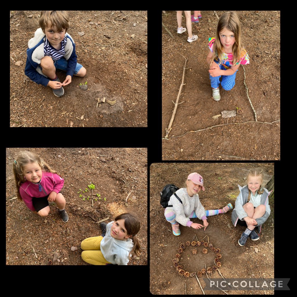 FrodshamCE's tweet photo. Ending our whirlwind time away with some forest art. Can you tell which forest creatures have inspired our masterpieces? π¦ππ·οΈπ°π
#Y2 #Foxhowl https://t.co/K5CDkmGkmS