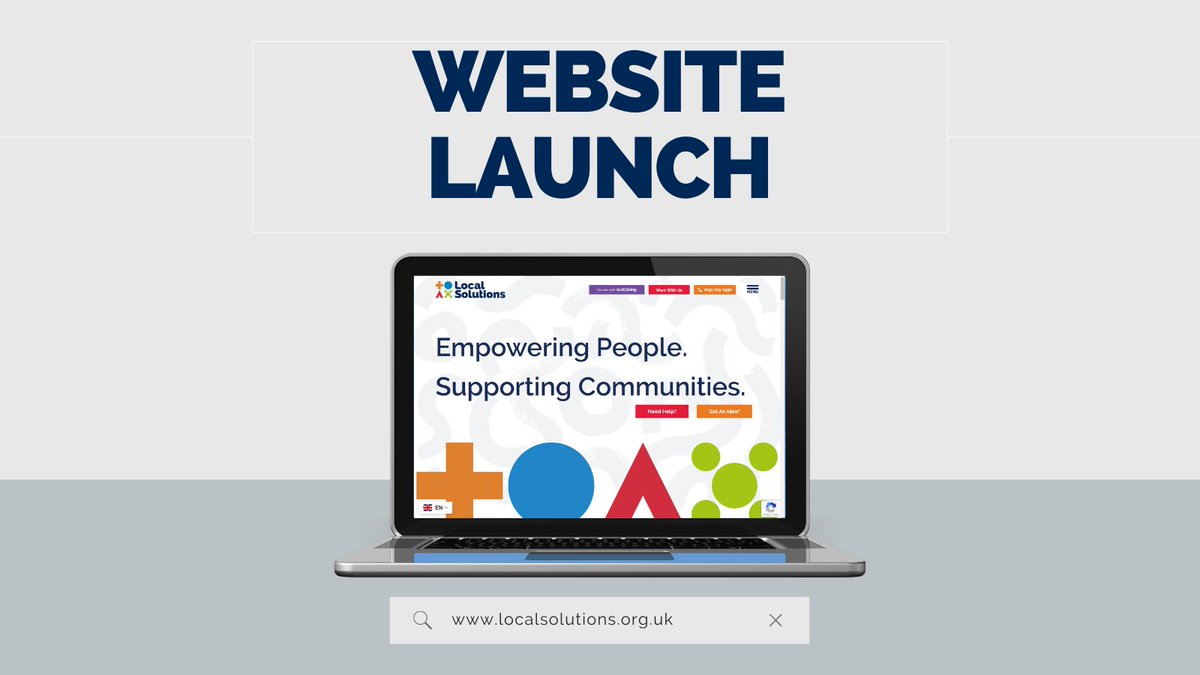 All good things must come to an end… and be replaced with something better! ✨ We are pleased to reveal to you our new Local Solutions website 🥳💻 localsolutions.org.uk