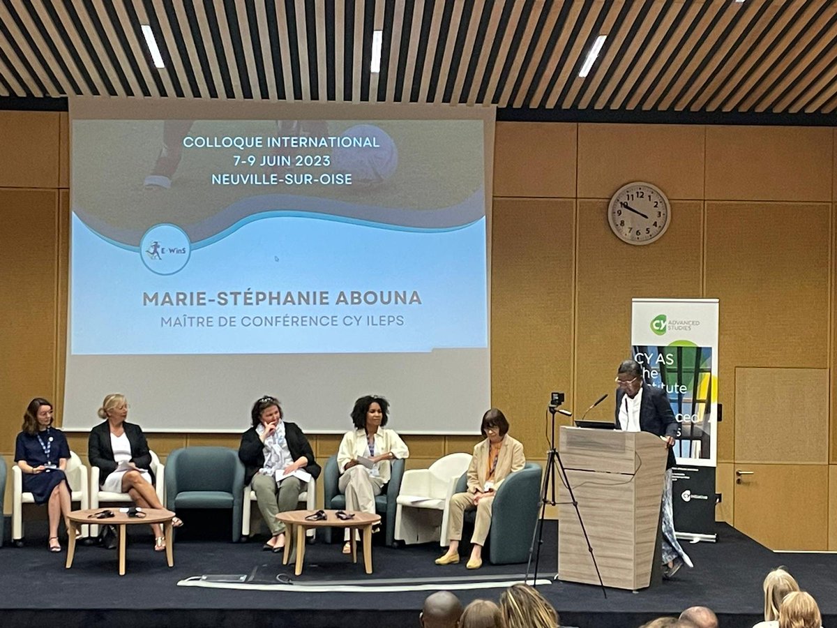 ILEPS (@ileps_officiel) on Twitter photo Lancement ce matin du #colloque sur les défis de la #féminisation des #sports. C'est parti pour 3 jours d'échanges à la Maison Internationale de la recherche à Neuville.
<a href="/EWinSProject/">E-WinS</a> - <a href="/UniversiteCergy/">CY Cergy Paris Université</a> - @LMSWorldTour Lancement ce matin du #colloque sur les défis de la #féminisation des #sports. C'est parti pour 3 jours d'échanges à la Maison Internationale de la recherche à Neuville.
<a href="/EWinSProject/">E-WinS</a> - <a href="/UniversiteCergy/">CY Cergy Paris Université</a> - @LMSWorldTour