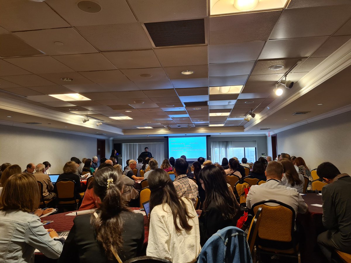 Packed room for <a href="/BenjaminKremmel/">Benjamin Kremmel @benjaminkremmel.bsky.social</a> @Daniel_R_Isbell and Jieun Kim talk on remote proctoring in at-home language tests #ltrc2023 <a href="/LTRGInnsbruck/">LTRGI</a>