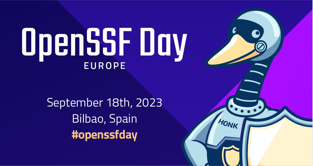 Want to speak at OpenSSF Day EU in Bilbao, Spain this fall? Get your talk submissions in now - openssf.org/blog/2023/06/0…