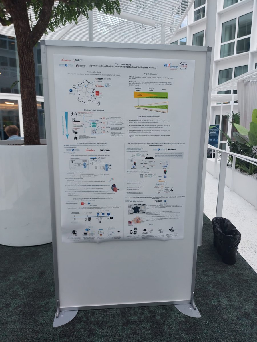 La FHU Promice est très heureuse de coordonner le projet DiiP-Heart (Digital integration of Perioperative signals in patients with failing heart &amp; vessels) dans le cadre du #PEPR  #SantéNumérique et #France2030 
Kick-off hier et aujourd'hui <a href="/PariSanteCampus/">PariSanté Campus</a>
<a href="/Inserm/">Inserm</a> <a href="/Inria/">Inria</a>
