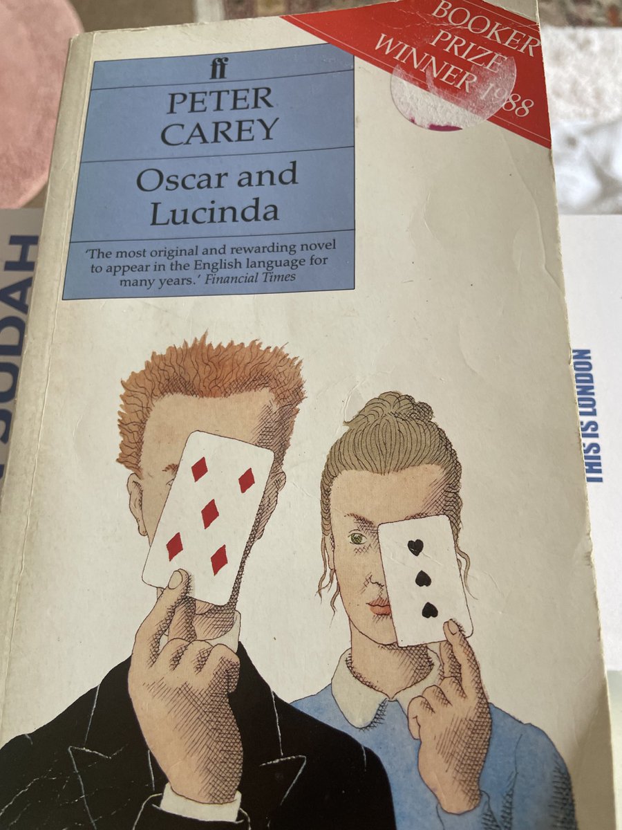 Reading and loving Peter Carey’s wonderful Oscar and Lucinda today.