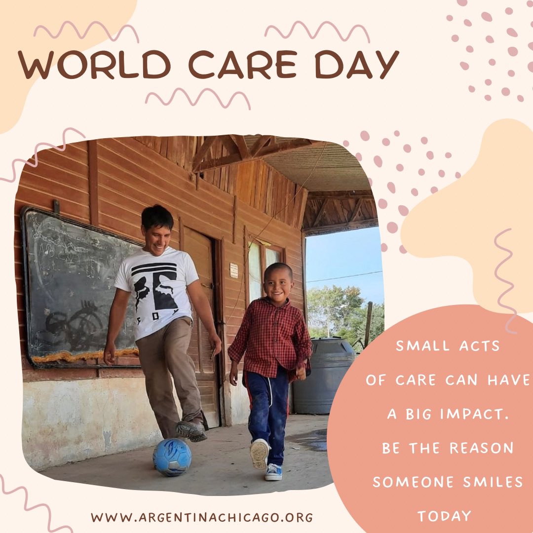 'On World Care Day, let's take a moment to appreciate the power of compassion and kindness. Together, we can make a difference in the lives of others.” #WorldCareDay #bethechange #helptohelp #smallactsbigimpact #empathy #spreadlove #inspire #kidness
