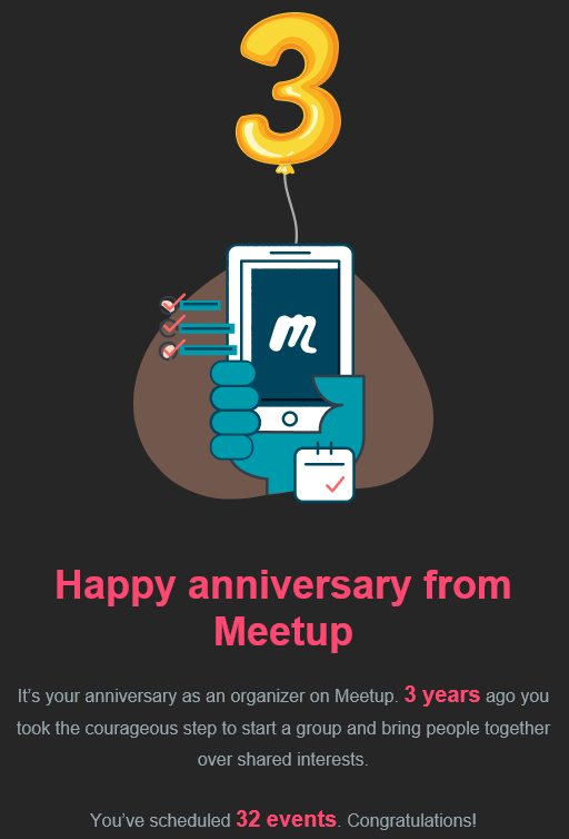 Woah! Its been 3 years @M365UK - thank you @Meetup #Anniversary - more importantly Speakers are the rockstars! 💙💯 #communityrocks #communityluv #Microsoft365 #m365uk