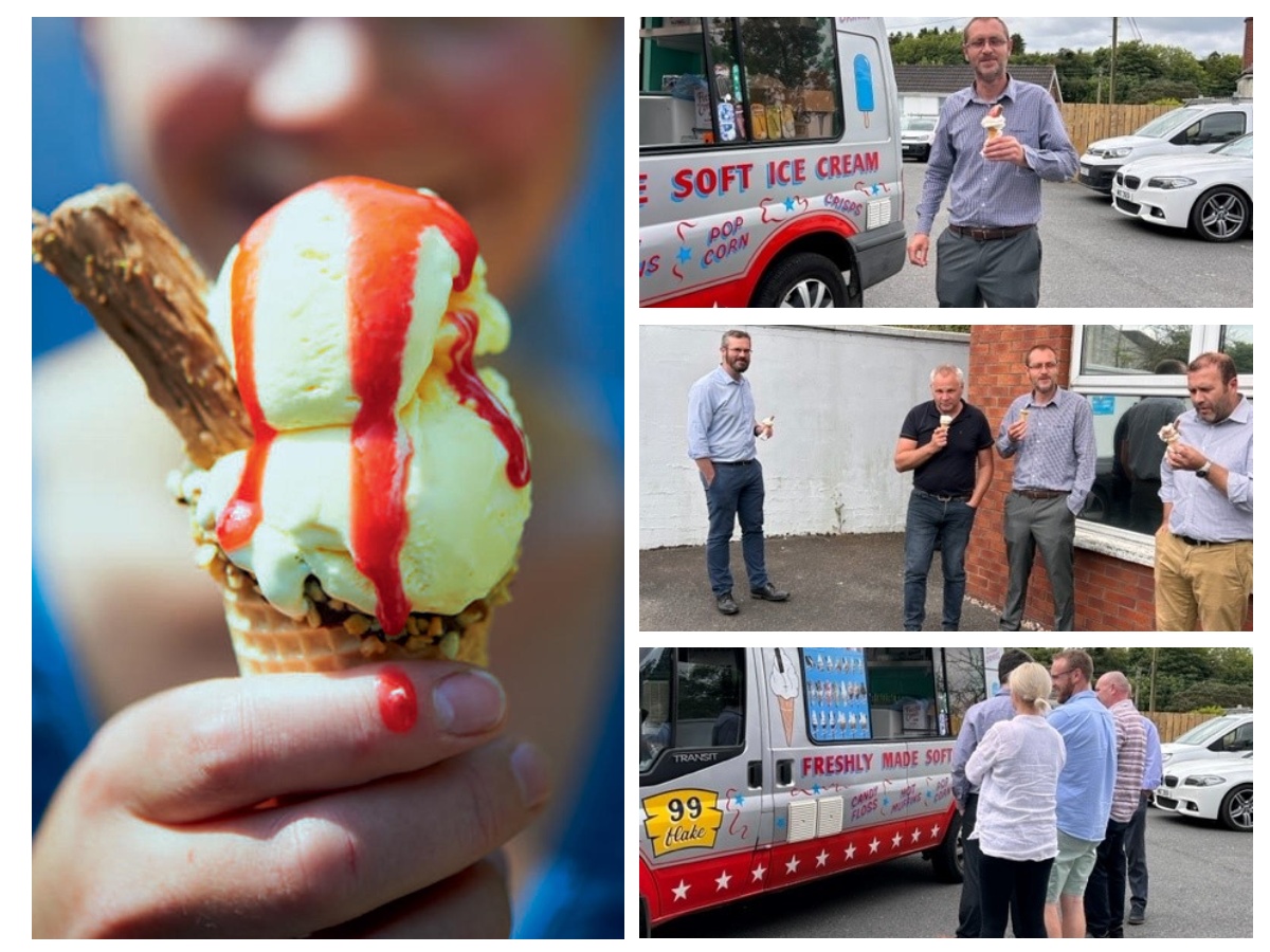 What's the best way to keep cool in all this good weather we have been having?  A nice cool ice cream!  

All our office staff enjoyed a well-deserved treat with a visit from the ice-cream truck and the 99's were a popular choice.

#summer #icecreamtruck #goodweather
