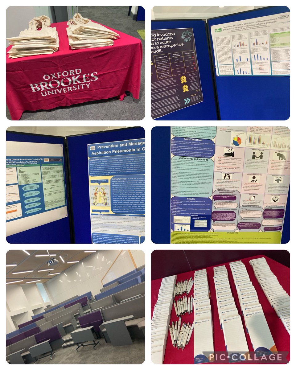 All ready for the Adanced Practice research exchange #OBUAPReasearchExchange 1st floor clerici building