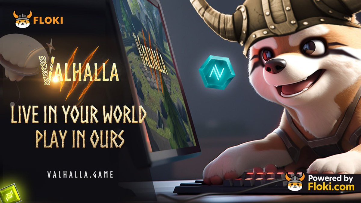FLOKI's tweet photo. Are you playing our Metaverse game #Valhalla yet?

See how you can walk around and explore the world, search for Veras NFTs, or battle other players!

Play for free on the Optimism Goerli Testnet:
https://t.co/pLyCDRhsxg 

Questions? Join our TG: 
https://t.co/ZLzCfV3mXU https://t.co/XhY0YIFdIx