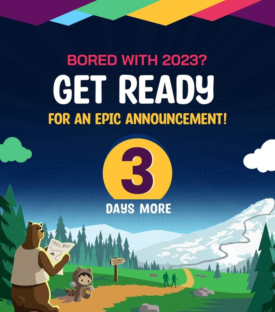 Let's go..👀
Get Ready for an Epic Announcement 🤩

#Salesforce #YarlSFO #ComingSoon #CloudComputing #yarlsalesforceohana