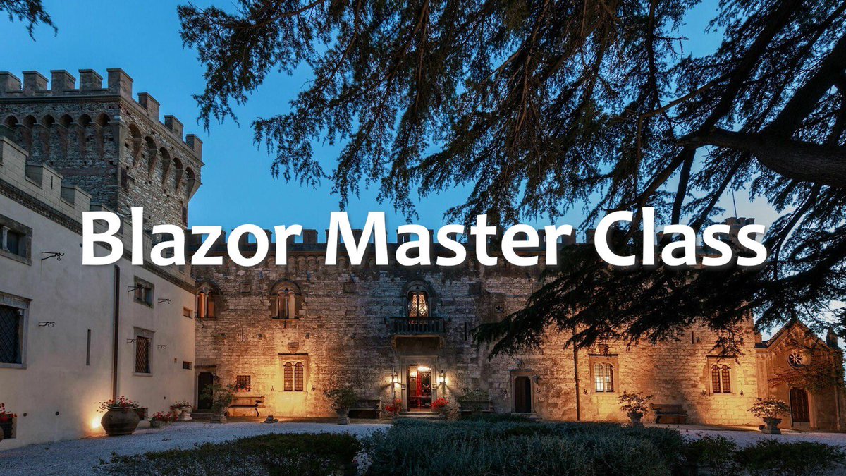 carlfranklin's tweet image. Check out the details of the Blazor Master Class “Traincation” codeinacastle.com/blazor2023 at a castle in Tuscany this September!