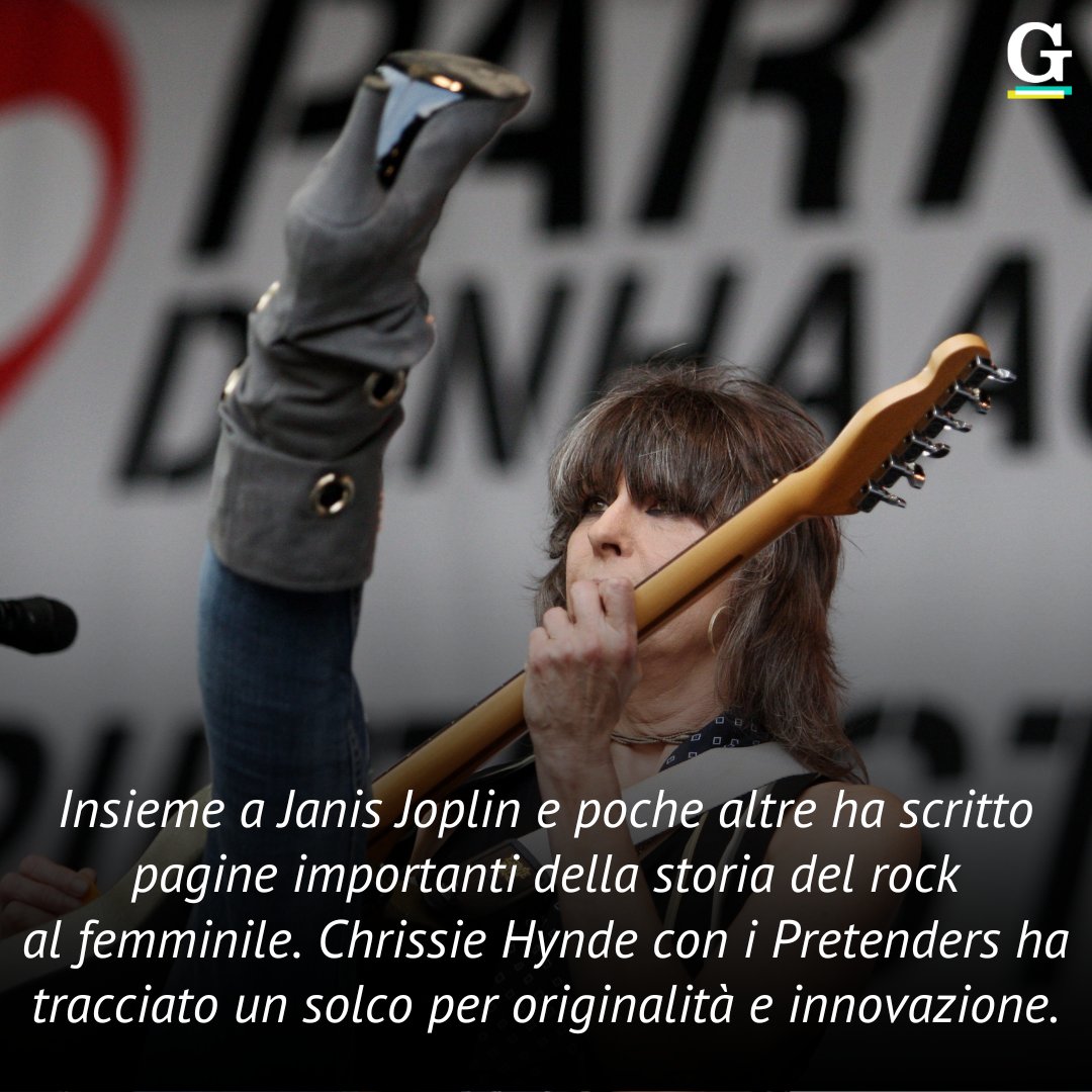 ilgiornale's tweet photo. Essere #donna e avere successo facendo #rock negli anni Settanta-Ottanta, in un mondo dominato dagli uomini e dal testosterone? Chrissie #Hynde ce l'ha fatta. La leader del #ThePretenders, è tra le poche ad avercela fatta.
➡️ https://t.co/kwTG14EoNf https://t.co/b9NdKKiy1q
