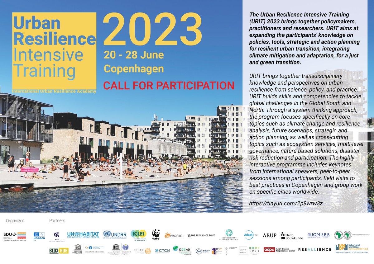 UNESCO Chair on Urban Resilience at SDU tweet media