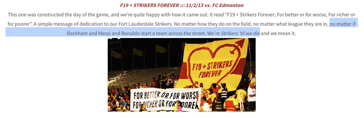 Flight_19's tweet image. well shit gang are we actually 4/5 on this prediction from a decade ago? 😂

✅ mls stadium built on our parking lot
✅ beckham
✅ messi
✅ Strikers die
❌ ronaldo

p.s. fuck your shitty team and league, get off our lawn, pay your bills to @FTLCityNews, and go birmingham