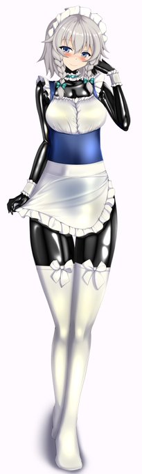 ぴっちりスク水風メイドの咲夜さん!
今年の夏はスク水風メイド水着を着ようね! https://t.co/doaNIaRCS4