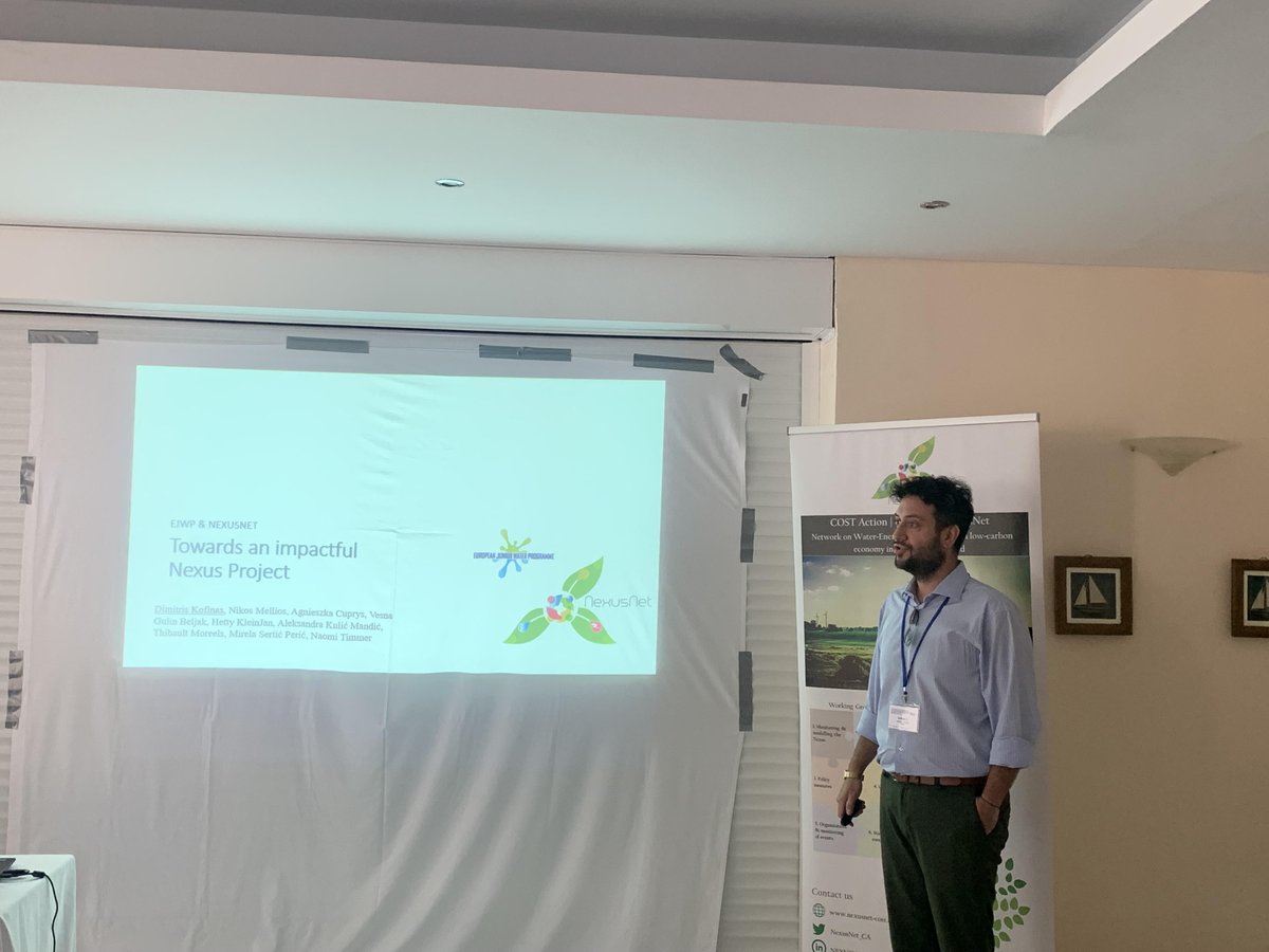 EJWP - European Junior Water Programme (@eujwp) on Twitter photo Great to see <a href="/thethrillisgone/">Kofinas Dimitris</a> presenting "Towards an impactful #Nexus Project" which is a collaboration between <a href="/ejwp/">E J Pickell</a> and <a href="/NexusNet_CA/">NEXUSNET_COST-Action</a> . More on this project here: juniorwaterprogramme.eu/news/towards-a…
<a href="/CLaspidou/">Chrysi Laspidou</a> <a href="/GiannisAdamos/">giannis adamos</a> <a href="/naomitimmer/">naomitimmer</a> <a href="/AgnieszkaCuprys/">Agnieszka Cuprys</a> <a href="/nikosmellios/">Nikos Mellios</a> Great to see <a href="/thethrillisgone/">Kofinas Dimitris</a> presenting "Towards an impactful #Nexus Project" which is a collaboration between <a href="/ejwp/">E J Pickell</a> and <a href="/NexusNet_CA/">NEXUSNET_COST-Action</a> . More on this project here: juniorwaterprogramme.eu/news/towards-a…
<a href="/CLaspidou/">Chrysi Laspidou</a> <a href="/GiannisAdamos/">giannis adamos</a> <a href="/naomitimmer/">naomitimmer</a> <a href="/AgnieszkaCuprys/">Agnieszka Cuprys</a> <a href="/nikosmellios/">Nikos Mellios</a>