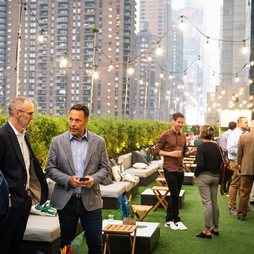 AgentSync's tweet image. The weather cooperated for our #ITI2023 #InsurtechWeek reception in NYC. Thanks to everyone for coming out! 🏙️💙