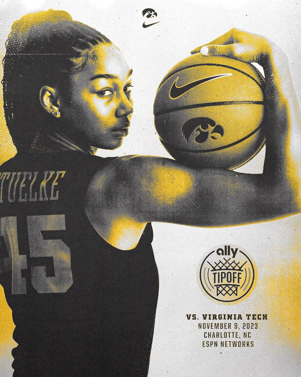 Iowa Women's Basketball on Twitter "Iowa City ️ Charlotte We'll take on Virginia Tech in the