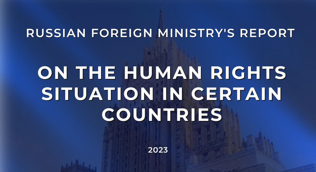 MFA Russia 🇷🇺 on Twitter "💬Zakharova mfa_russia released on its