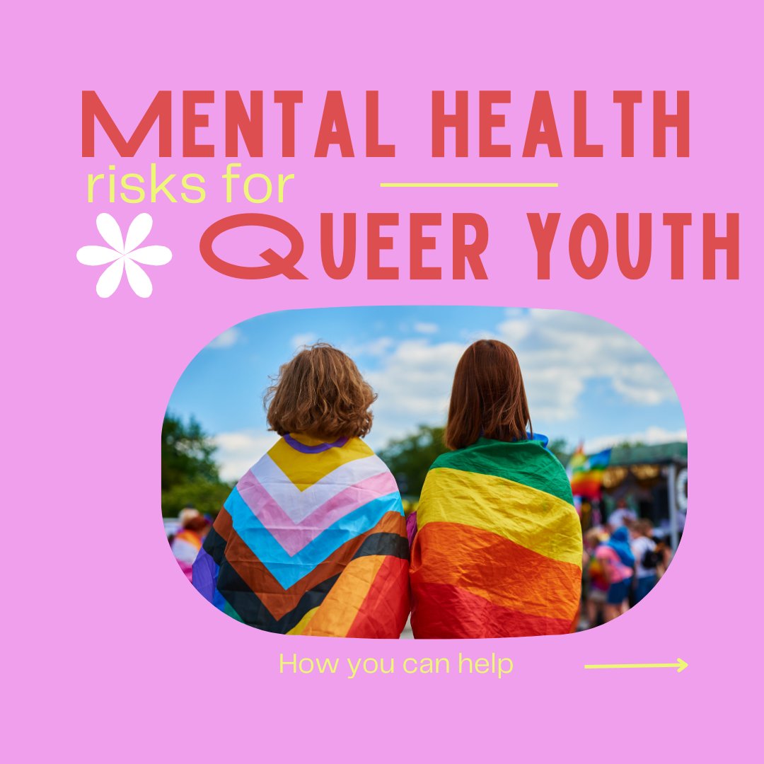 TW: suicide The most significant mental health risk associated with LGBTQ+ identity overall is suicide. Suicide is a public health crisis and the second leading cause of death among LGBTQ youth. Resources and orgs, like The Trevor Project, can help you in your time of need.
