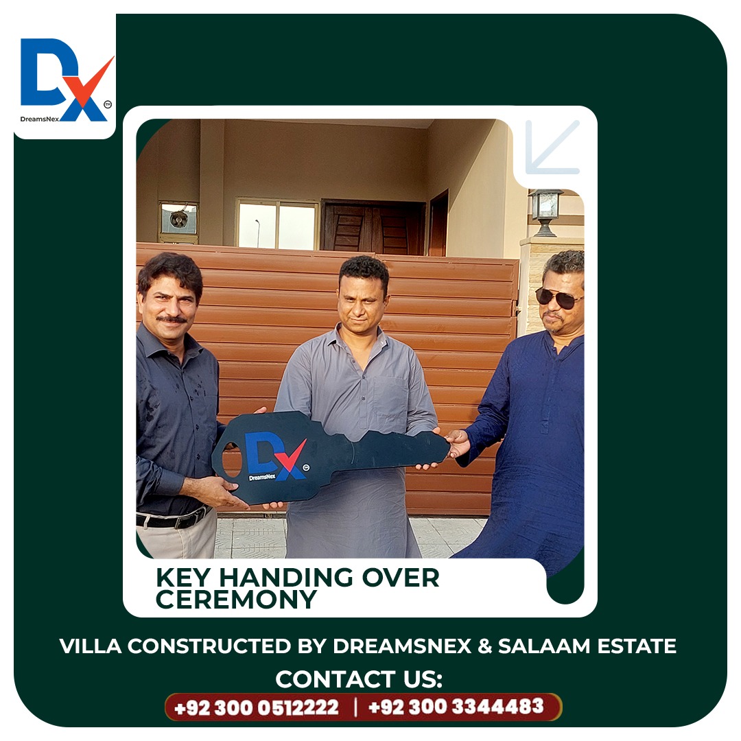 DreamsNex & Salaam Estate & Builders are following the legacy to construct and deliver quality villas within the given time frames in #bahriatown #karachi.
Call: 0300-3344483 | 0300-0512222
#villaconstruction #villahandover #constructioncompany #viralpost #dreamsnex #salaamestate