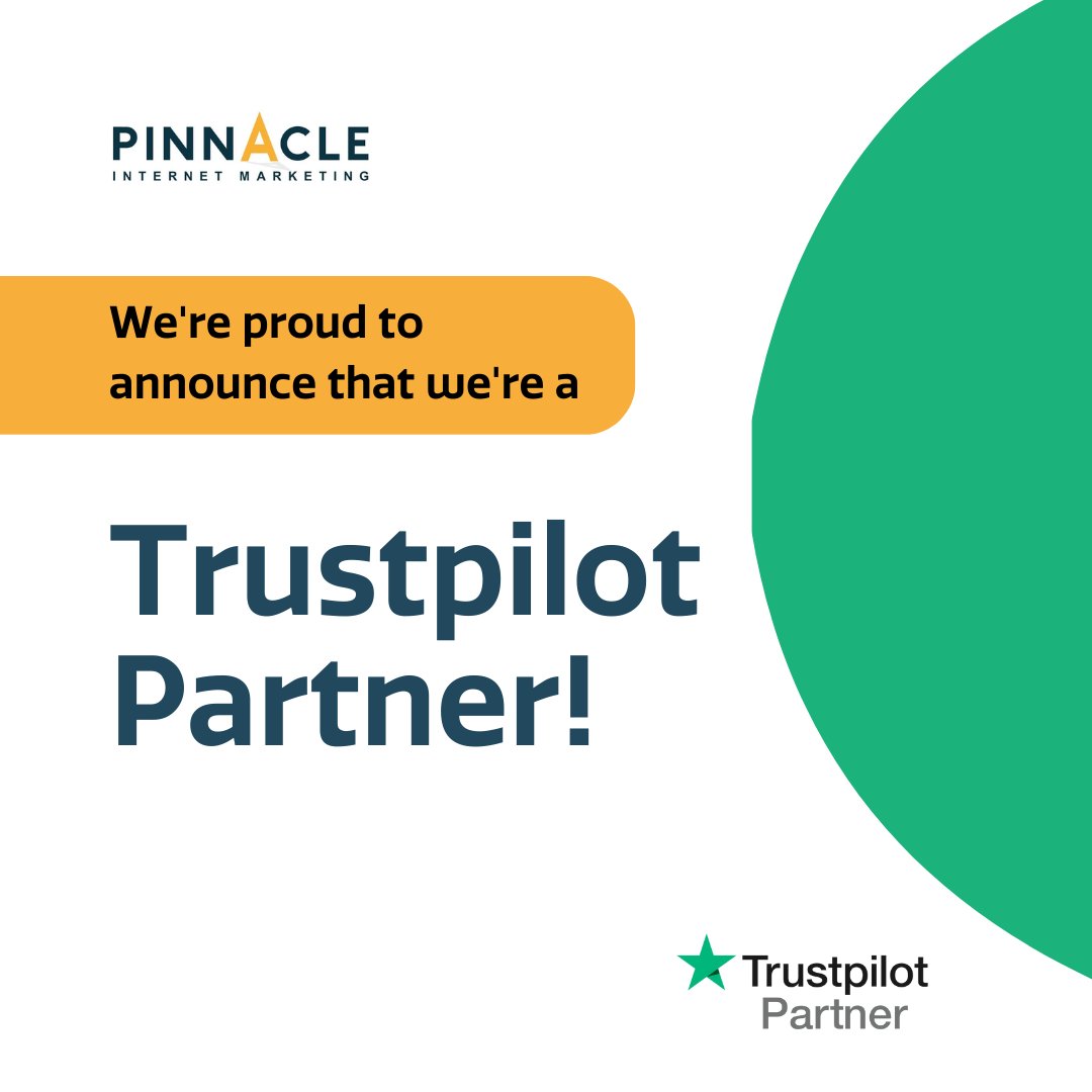 PinnacleIM's tweet photo. 📣 Pinnacle Internet Marketing is proud to announce that we're officially a Trustpilot Pro Partner! https://t.co/DZ1RDxu6mJ