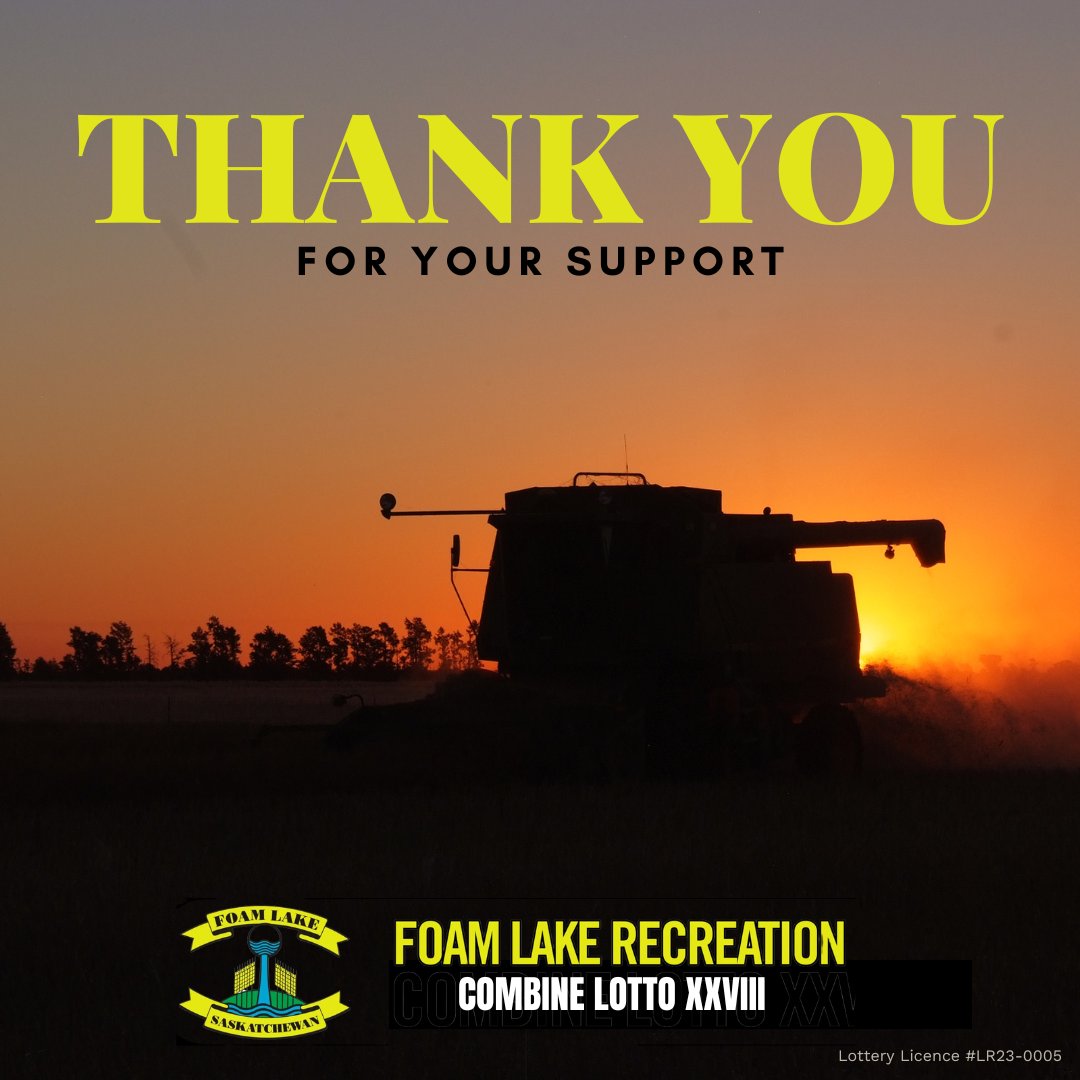 foamlakelotto's tweet photo. We are overwhelmed by the incredible support you've shown us throughout the years. Your unwavering dedication has touched our hearts. Thank you from the bottom of our hearts! β€οΈπ
#Grateful #FoamLake #FoamLakeSK #CombineLotto #Saskatchewan #SupportLocal #SmallTownSask https://t.co/1xXSG9Sgb7