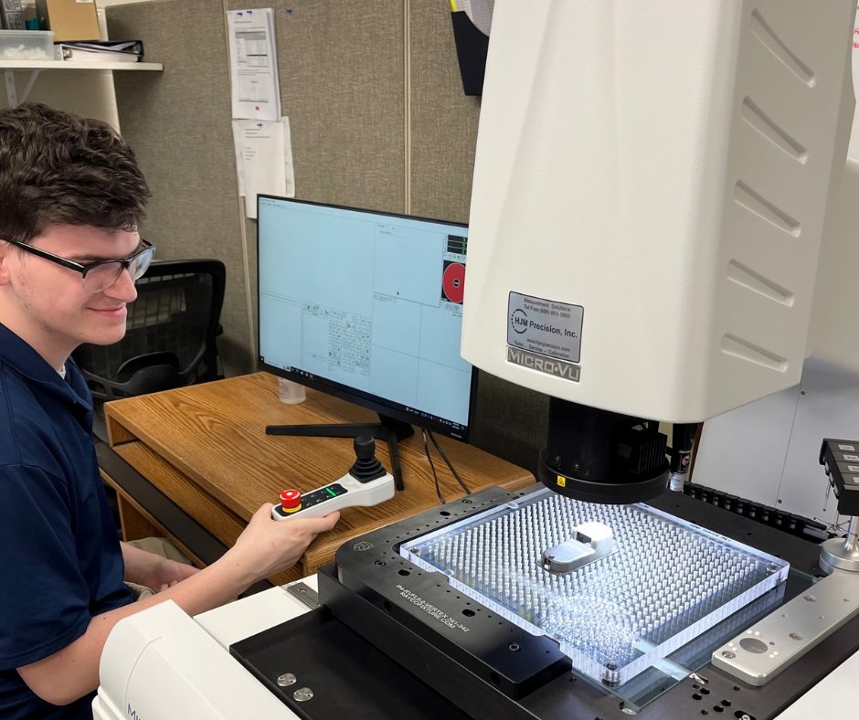 NEW EQUIPMENT ALERT!!! Introducing Stelray’s new Micro-Vu Vertex Vision-Based Measuring Center. With this cutting-edge measuring technology Stelray can now program, locate, and record dimensions in an instant, making our quality department more efficient than ever before.