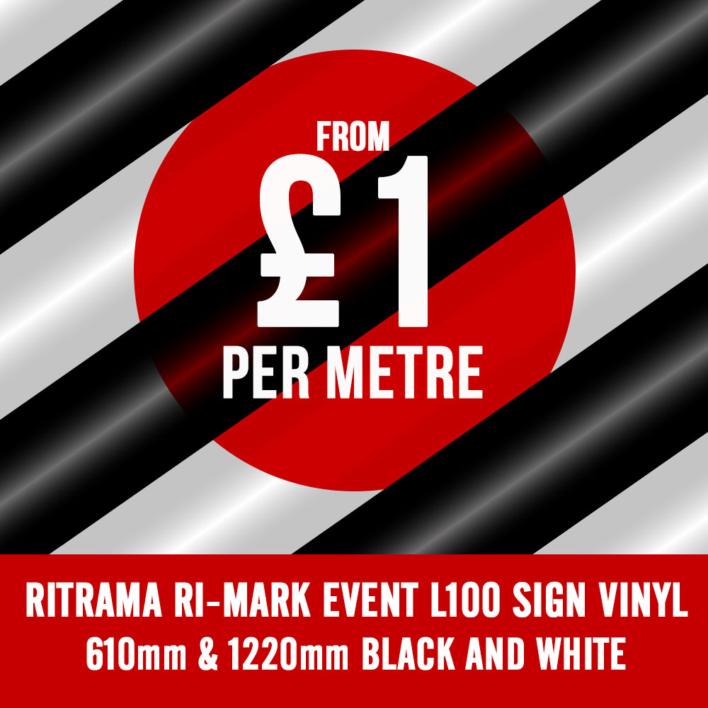 victorydesign's tweet image. Save today on Ritrama Sign Vinyl!🤩
From £1 per metre on black and white monomeric vinyl - 50m rolls
610mm wide / £50 per roll
1220mm wide / £100 per roll
Find out more by clicking the link below😁
victorydesign.co.uk/news/post/save…
#ritrama #signvinyl #SpecialOffer