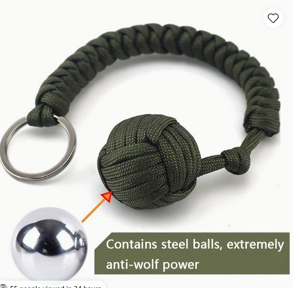 I was pleasantly surprised to see that TEMU do collect VAT and that it is also itemised on their invoice. So at least VAT is being accounted for on all sales of the Outdoor Self Defense Paracord Monkey Fist Steel Ball Keyring Keychain For Men (with extremely anti-wolf power).