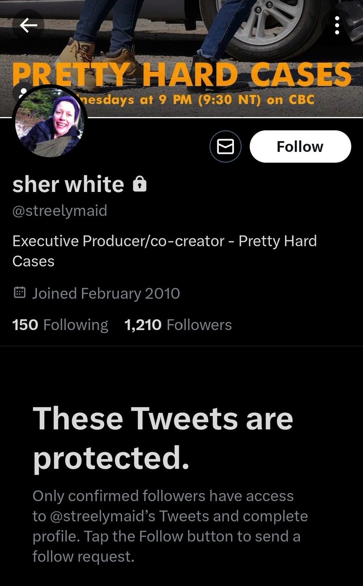 niallheadline's tweet photo. After a month of replying to us daily, Sherry White is hiding behind a lock on this app. Interesting, really! Talked too much? #InvestigatePercy #cancelpercy https://t.co/D1hhtik2LF