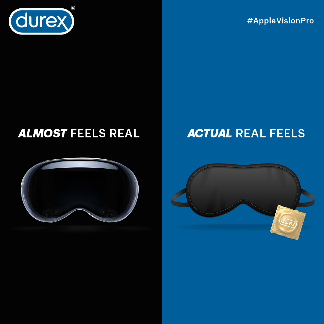 Both could take you for a ride, for REAL! ;)

Click the link to buy - bit.ly/3zghgZ2

#AppleVisionPro #DurexIndia #DuetWithDurex #Durex