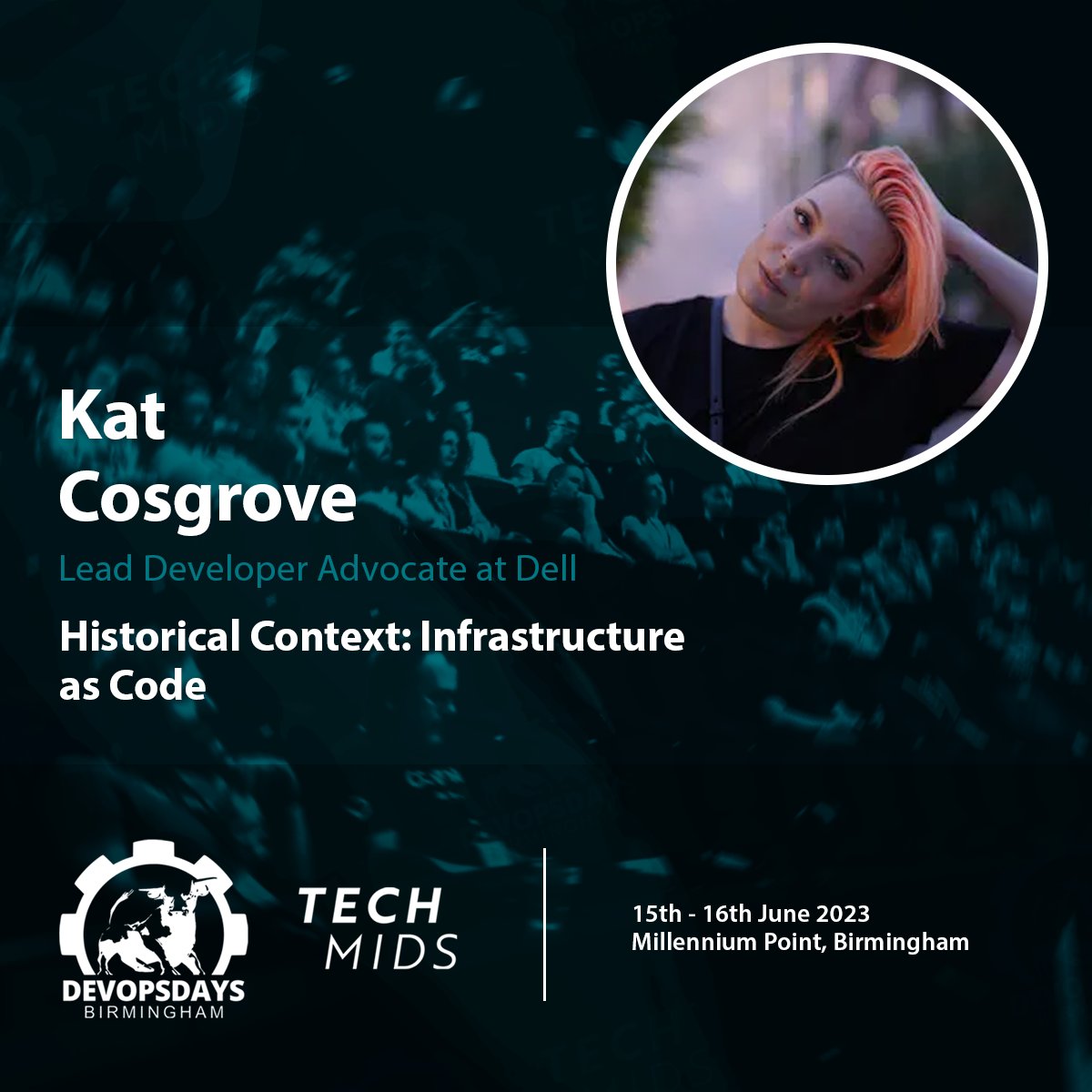 devopsdaysbrum's tweet image. 📜 Dive into the historical context of &quot;Infrastructure as Code&quot; with Kat Cosgrove at #DevOpsDays Birmingham. Uncover the evolution of automating infrastructure and gain valuable insights into modern practices. Don&apos;t miss this enlightening session! 🏛️ #IaC #DevOpsHistory