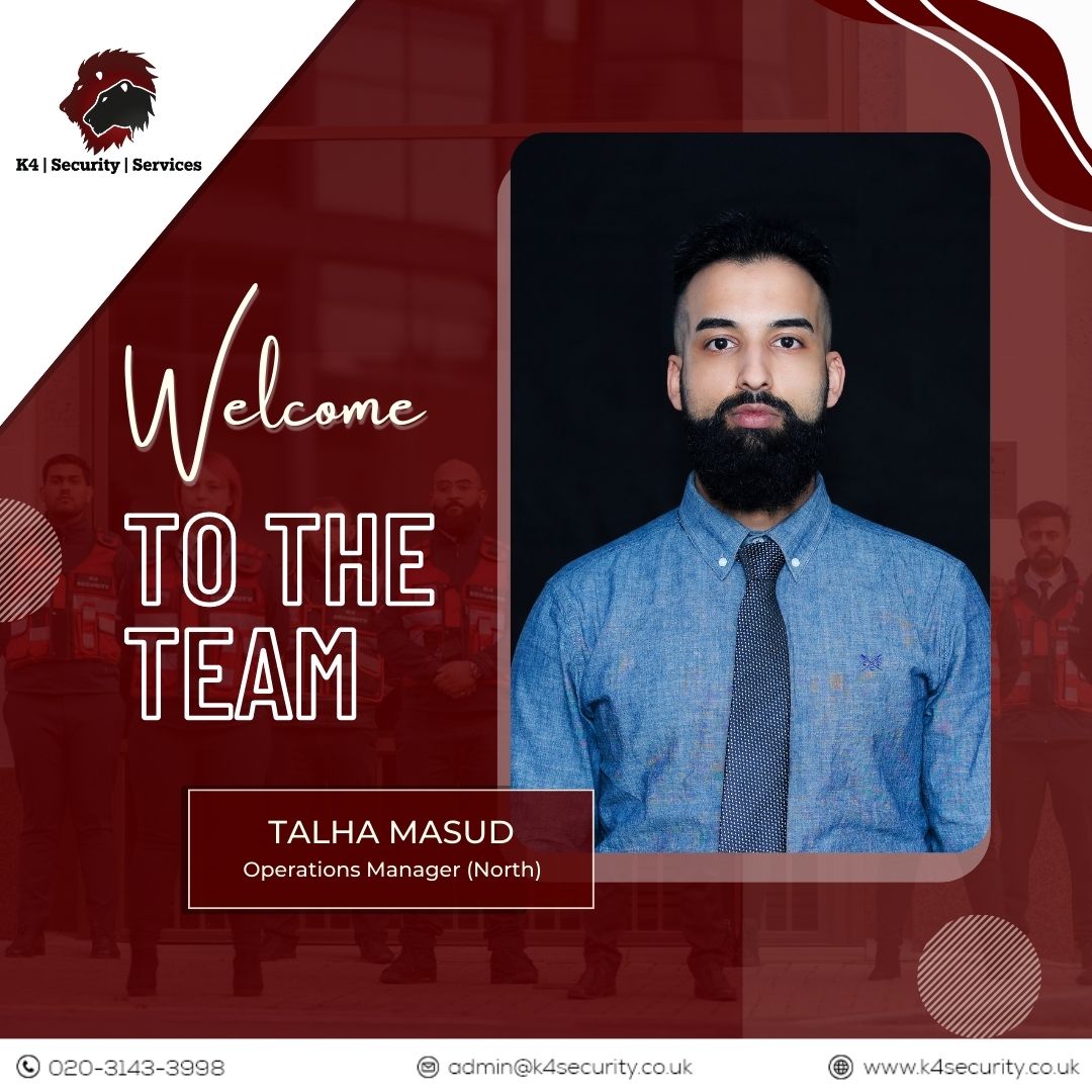 K4 Security is Spreading its wings to fly North Region.

Welcomes Talha Masud as Operations Manager for the North!

#K4SecurityServices #NewTeamMembe #OperationsManager #SecuritySolutions #EnhancedSafety #CustomerSatisfaction #SecuringYourWorld
