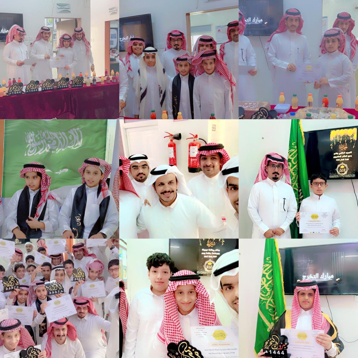 aba14000's tweet photo. صور من حفل توديع طلاب الصف السادس يوم الأربعاء ١٤٤٤/١١/١٨ هـ مع قرب انتهاء العام الدراسي .. https://t.co/UTjI3Vhhdz