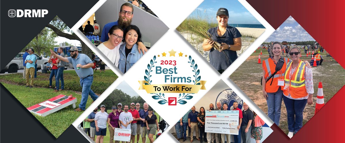 DRMPInc's tweet photo. DRMP is honored to have ranked as one of the best A/E/C firms in North America by The Zweig Group. Learn more about how our #PeopleFirst culture helped earn us this exciting recognition!
https://t.co/HHGUhbIEKv #DRMPDifference #BuildWithDRMP https://t.co/3JmZ5nH1VQ