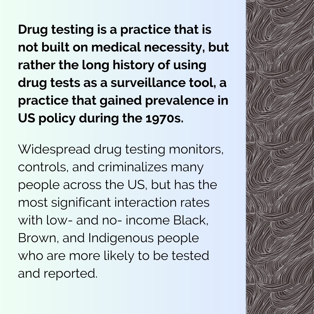 movfamilypower's tweet photo. Drug users deserve trust, not punishment. A drug test is not a parenting test, and also it cannot diagnose a substance use disorder. Read https://t.co/glwEqmEpfS to learn more.
#ReimagineSupport #NoMoreDrugWar
#EndDrugTesting
Image descriptions: https://t.co/1BPvdWZ6ze https://t.co/4pKX3rrQdY
