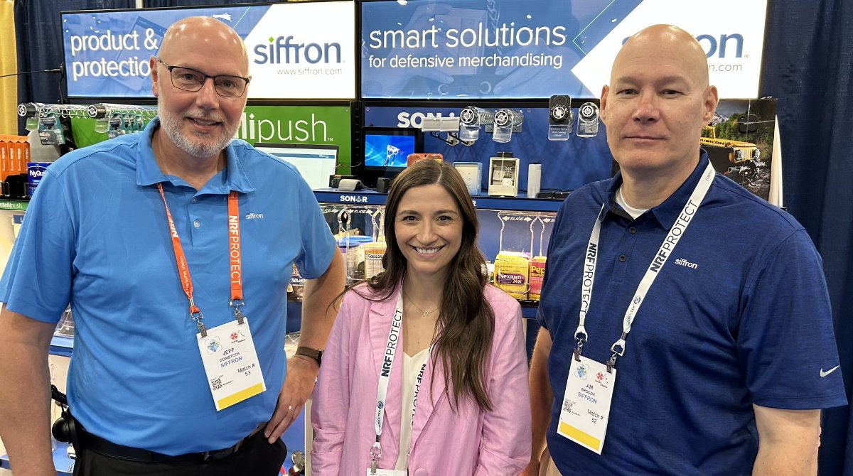 Thanks for joining us in Texas for NRF Protect 2023! Today is the last day of the expo. Stop by booth #417 and check out our loss prevention solutions for a multitude of different categories in retail.

#NRFProtect2023 #NRFProtect #siffron