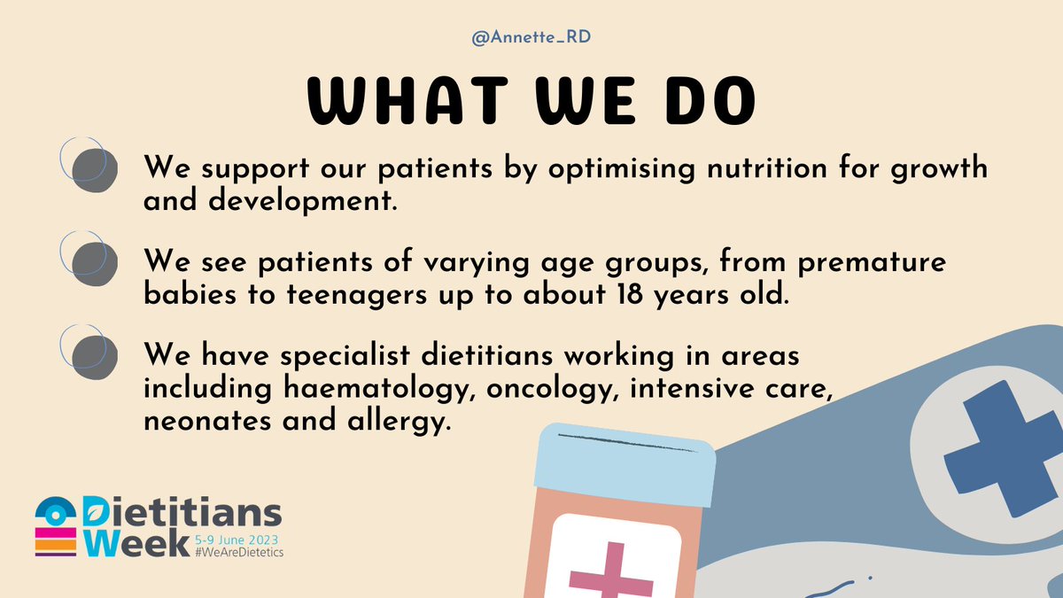 Annette Rugyendo RD (@annette_rd) on Twitter photo #WeAreDietetics: based at Charing Cross Hospital, the Peadiatric Team provide specialist nutritional care to children and young people to support their growth and development
#DW2023 <a href="/ImperialPeople/">Imperial People 💙</a> @BDA_Dietetics #WeAreDietetics: based at Charing Cross Hospital, the Peadiatric Team provide specialist nutritional care to children and young people to support their growth and development
#DW2023 <a href="/ImperialPeople/">Imperial People 💙</a> @BDA_Dietetics