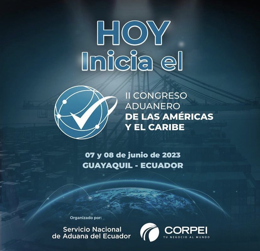 SENAE_Aduana's tweet photo. 🔈¡YA COMENZAMOS ESTE II CONGRESO ADUANERO DE LAS AMÉRICAS Y EL CARIBE!

El encuentro que reúne a todas las aduanas del continente.

#AduanaEc #CADLAC https://t.co/ygvQnrsAzO