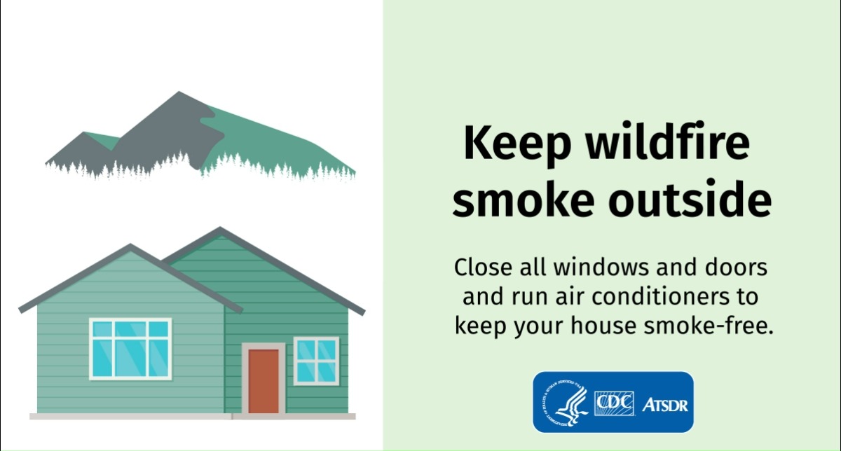 CDC on Twitter "Do you know how to keep wildfire smoke outside? Choose a room you can close