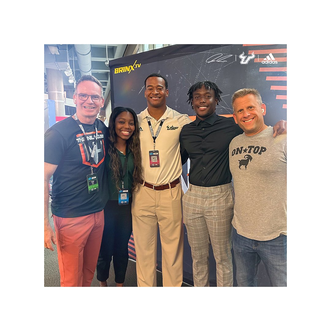 USFFootball's tweet image. Jason Vaughn representing USF Football at the 2023 NIL Summit hosted by @INFLCR‼️ 

The @NILSummit allows student-athletes to collaborate as a community of influencers, while learning more about NIL and building their brand.

#ComeToTheBay | #NILSummit | #NILSummit23