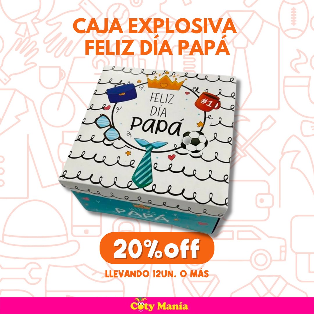 COTYMANIA's tweet photo. Llega el día de mimar a Papá🥸

Conoce todo lo que le podes regalar para sorprenderlo!🥰

Conoce todas nuestras promociones!🤩

Te esperamos🙌
#papa #felizdiapapa #diadelpadre #reposteria #cotymania https://t.co/NGsbPBD7ha