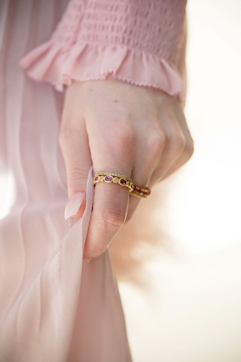 Complete your Coquette look with our delicate gold and pink fine jewelry. 
buff.ly/45HMxCT 

#pinkjewelry #jewelry #goldjewelry #coquette