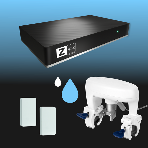 ZoozSmartHome's tweet photo. Protect your home from costly water damage w/ the #Zooz Smart Flood Protection Kit! The #ZBoxHub easily links the leak sensors & the ZAC36 valve actuator & creates automations to turn off water as soon as a leak is detected. Bundled for the best value: https://t.co/dre8vVeS7F https://t.co/qp4qP7EPCq
