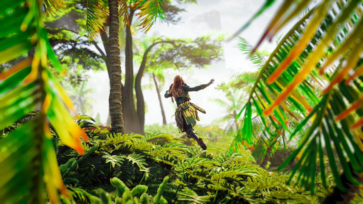 Tropical 🌴 #PSshare #PSBlog
Also, green 🟢😋 #MarkOfPride

#BeyondTheHorizon #HorizonForbiddenWest #Aloy #VirtualPhotography #ThePhotoMode #VGPUnite