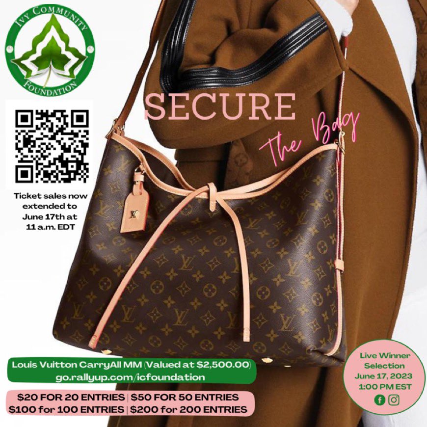 Don’t miss out on the opportunity to Secure the Bag and help raise money for scholarships!